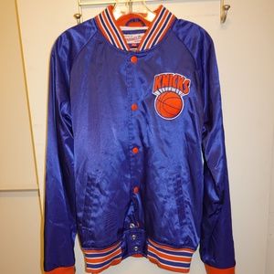 New York Knicks Mitchell & Ness Satin Jacket